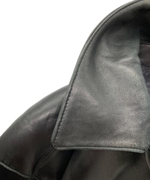 ANDREW MARC（アンデュリューマーク）ANDREW MARC (アンデュリューマーク) レザージャケット ブラック サイズ:Mの古着・服飾アイテム