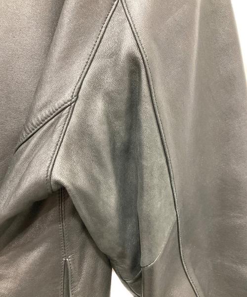 ANDREW MARC（アンデュリューマーク）ANDREW MARC (アンデュリューマーク) レザージャケット ブラック サイズ:Mの古着・服飾アイテム