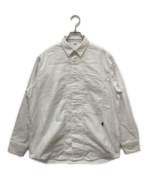 45R（フォーティファイブ・アール）45R (フォーティファイブ・アール) スーピマオックスの908 8ノットシャツ ホワイト サイズ:2の古着・服飾アイテム