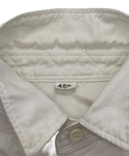 45R（フォーティファイブ・アール）45R (フォーティファイブ・アール) スーピマオックスの908 8ノットシャツ ホワイト サイズ:2の古着・服飾アイテム