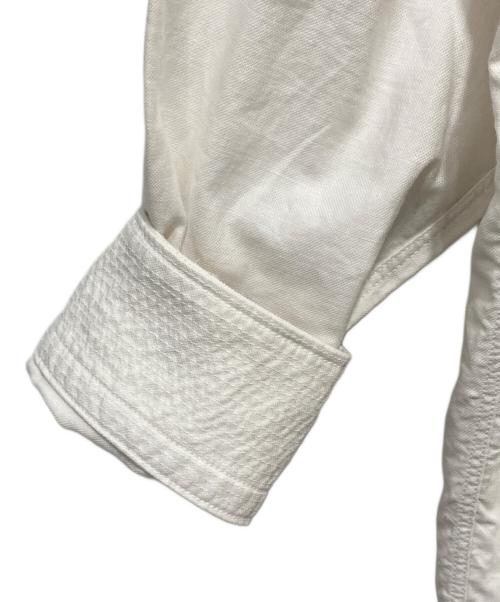 45R（フォーティファイブ・アール）45R (フォーティファイブ・アール) スーピマオックスの908 8ノットシャツ ホワイト サイズ:2の古着・服飾アイテム