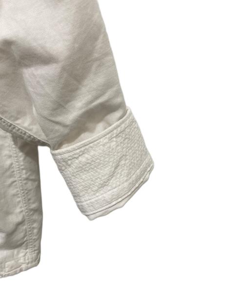 45R（フォーティファイブ・アール）45R (フォーティファイブ・アール) スーピマオックスの908 8ノットシャツ ホワイト サイズ:2の古着・服飾アイテム