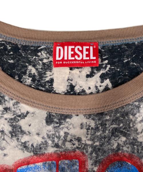 DIESEL（ディーゼル）DIESEL (ディーゼル) T-Boxt-R9 Tシャツ グレー サイズ:Lの古着・服飾アイテム