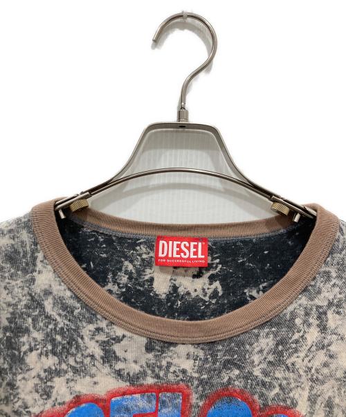 DIESEL（ディーゼル）DIESEL (ディーゼル) T-Boxt-R9 Tシャツ グレー サイズ:Lの古着・服飾アイテム