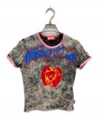 DIESELディーゼル）の古着「T-UNCUTIES-SHORT-Q1 Tシャツ」｜グレー