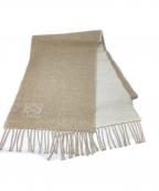 LOEWEロエベ）の古着「バイカラー スカーフ」｜ベージュ