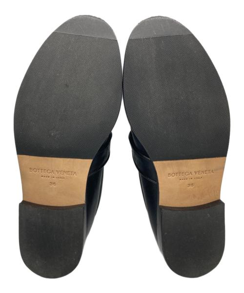 BOTTEGA VENETA（ボッテガベネタ）BOTTEGA VENETA (ボッテガベネタ) アステアローファー ブラック サイズ:36の古着・服飾アイテム