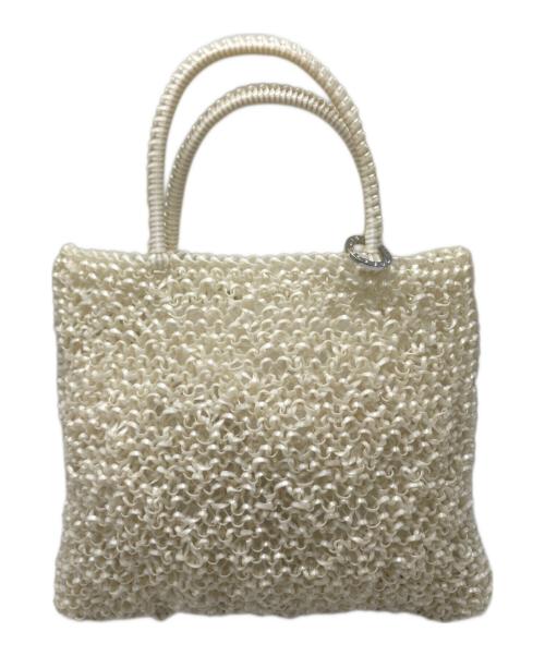 ANTEPRIMA（アンテプリマ）ANTEPRIMA (アンテプリマ) ワイヤーハンドバッグ ホワイトの古着・服飾アイテム