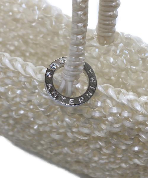 ANTEPRIMA（アンテプリマ）ANTEPRIMA (アンテプリマ) ワイヤーハンドバッグ ホワイトの古着・服飾アイテム