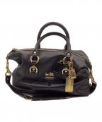 COACHコーチ）の古着「2WAYレザーショルダーバッグ」｜ブラック