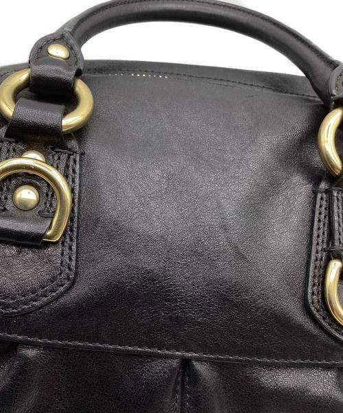 COACH（コーチ）COACH (コーチ) 2WAYレザーショルダーバッグ ブラックの古着・服飾アイテム