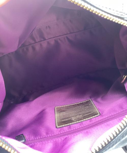 COACH（コーチ）COACH (コーチ) 2WAYレザーショルダーバッグ ブラックの古着・服飾アイテム
