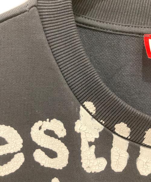 DIESEL（ディーゼル）DIESEL (ディーゼル) ペイントデザインスウェット ブラック サイズ:Lの古着・服飾アイテム