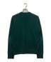 PRADA (プラダ) カシミヤ混レザーパッチニット グリーン サイズ:48：10000円