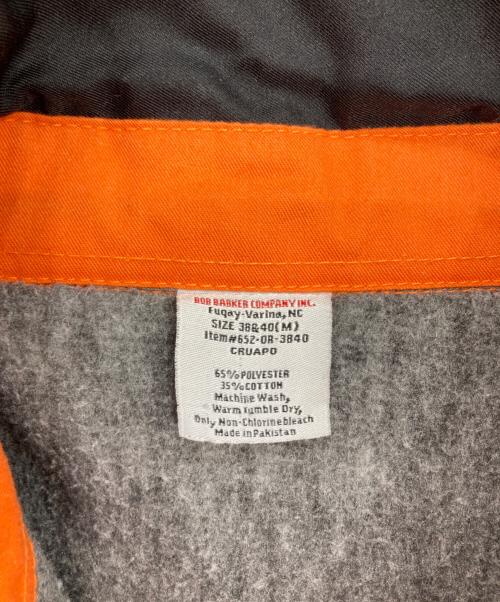 bob baaker（ボブバーカー）bob baaker (ボブバーカー) ワークジャケット オレンジ サイズ:Mの古着・服飾アイテム