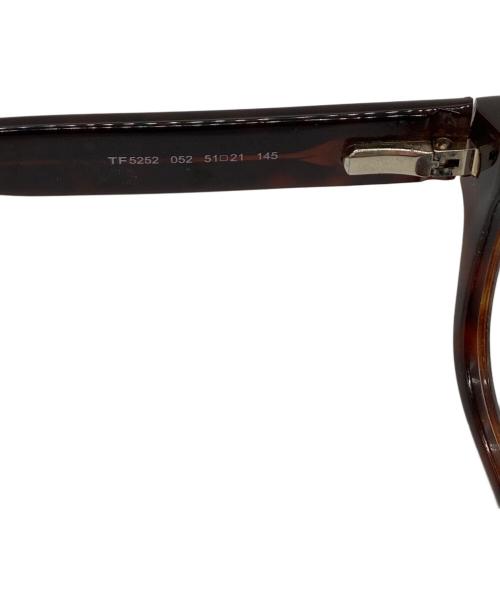 TOM FORD（トムフォード）TOM FORD (トムフォード) 眼鏡 ブラウン サイズ:51□21 145の古着・服飾アイテム