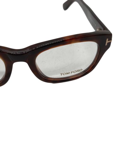 TOM FORD（トムフォード）TOM FORD (トムフォード) 眼鏡 ブラウン サイズ:51□21 145の古着・服飾アイテム
