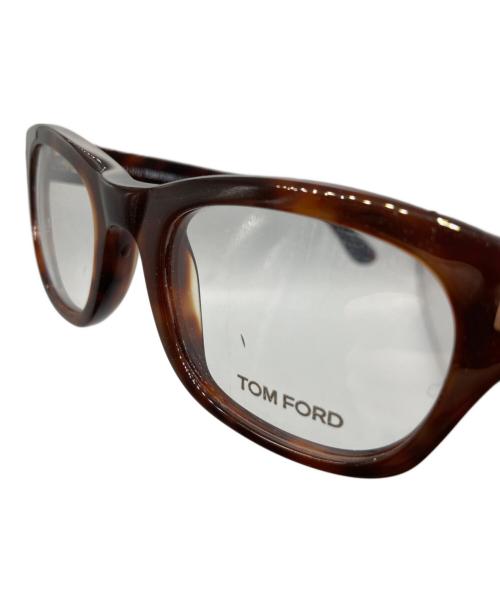 TOM FORD（トムフォード）TOM FORD (トムフォード) 眼鏡 ブラウン サイズ:51□21 145の古着・服飾アイテム