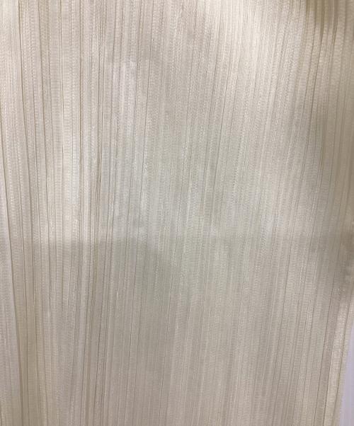 PLEATS PLEASE（プリーツプリーズ）PLEATS PLEASE (プリーツプリーズ) プリーツ加工オープンカラーシャツ アイボリー サイズ:3の古着・服飾アイテム