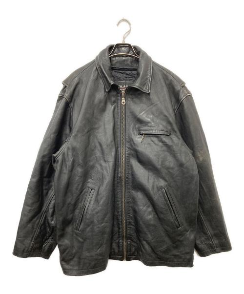 wilsons（ウィルソンズ）wilsons (ウィルソンズ) ライナー付レザージャケット ブラック サイズ:Lの古着・服飾アイテム