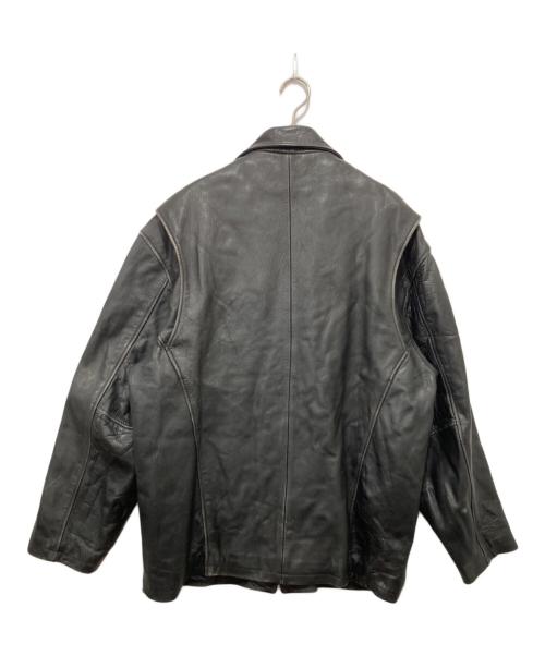 wilsons（ウィルソンズ）wilsons (ウィルソンズ) ライナー付レザージャケット ブラック サイズ:Lの古着・服飾アイテム