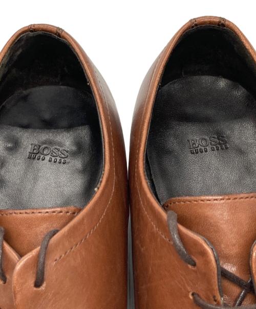 HUGO BOSS（ヒューゴ ボス）HUGO BOSS (ヒューゴ ボス) ストレートチップシューズ ブラウン サイズ:71/2の古着・服飾アイテム