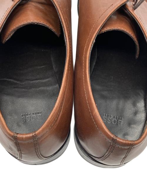 HUGO BOSS（ヒューゴ ボス）HUGO BOSS (ヒューゴ ボス) ストレートチップシューズ ブラウン サイズ:71/2の古着・服飾アイテム