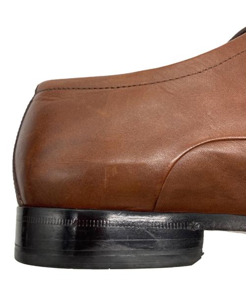 HUGO BOSS（ヒューゴ ボス）HUGO BOSS (ヒューゴ ボス) ストレートチップシューズ ブラウン サイズ:71/2の古着・服飾アイテム