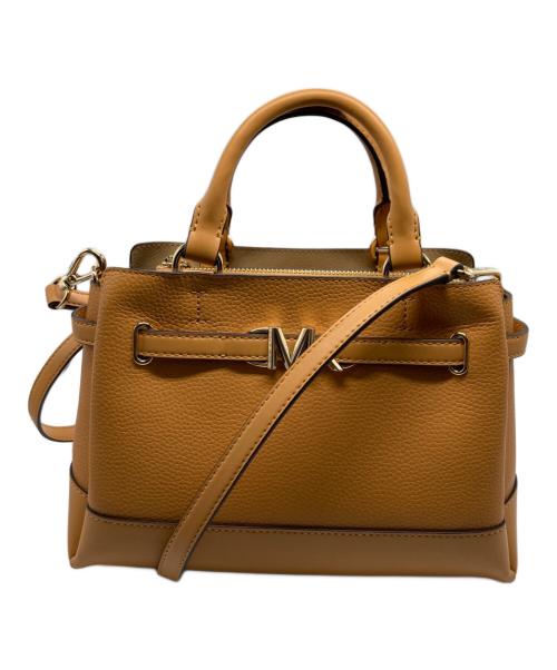 MICHAEL KORS（マイケル・コース）MICHAEL KORS (マイケル・コース) 2WAYショルダーバッグ / REED SM CZ BELTED STCHL LEAHTER / ベルト付きスティッチレザー サイズ:実寸サイズをご参照くださいの古着・服飾アイテム