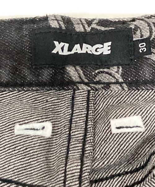 X-LARGE（エクストララージ）X-LARGE (エクストララージ) CHAIN DENIM PANT ブラック サイズ:W30の古着・服飾アイテム