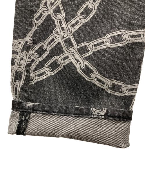 X-LARGE（エクストララージ）X-LARGE (エクストララージ) CHAIN DENIM PANT ブラック サイズ:W30の古着・服飾アイテム