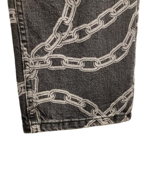 X-LARGE（エクストララージ）X-LARGE (エクストララージ) CHAIN DENIM PANT ブラック サイズ:W30の古着・服飾アイテム