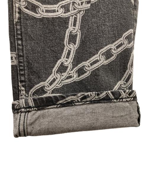 X-LARGE（エクストララージ）X-LARGE (エクストララージ) CHAIN DENIM PANT ブラック サイズ:W30の古着・服飾アイテム