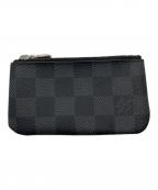 LOUIS VUITTONルイ ヴィトン）の古着「ダミエ カードキーケース ポシェット・クレ」｜ブラック