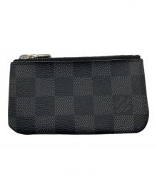 LOUIS VUITTON（ルイ ヴィトン）の古着「ダミエ カードキーケース ポシェット・クレ」｜ブラック