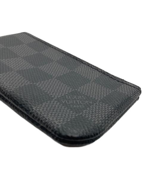 LOUIS VUITTON（ルイ ヴィトン）LOUIS VUITTON (ルイ ヴィトン) ダミエ カードキーケース ポシェット・クレ ブラック サイズ:下記参照の古着・服飾アイテム