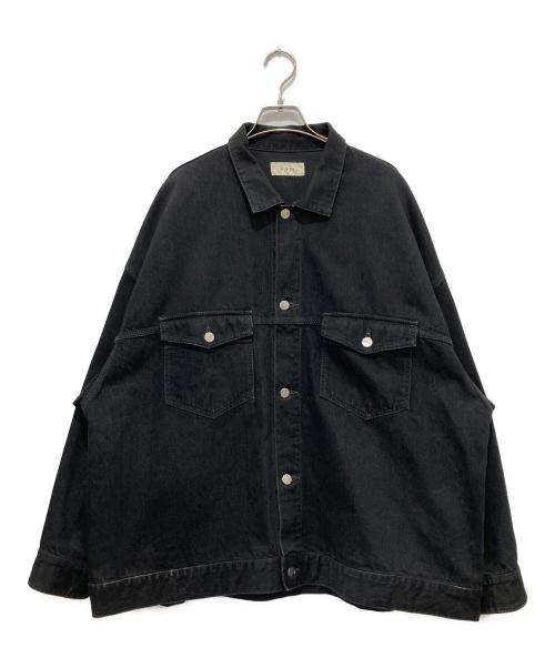 jieda（ジエダ）Jieda (ジエダ) OVER JEAN JACKET ブラック サイズ:1の古着・服飾アイテム