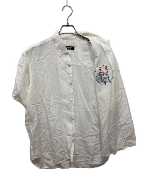 UNDERCOVER（アンダーカバー）UNDERCOVER (アンダーカバー) CARNE BOLLENTE (カルネボレンテ) 半袖シャツ ホワイト サイズ:3の古着・服飾アイテム