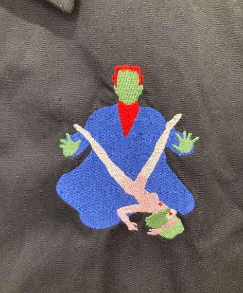 UNDERCOVER（アンダーカバー）UNDERCOVER (アンダーカバー) CARNE BOLLENTE (カルネボレンテ) FRANKENNSTEIN　コーチジャケット　18AW ブラック サイズ:2の古着・服飾アイテム