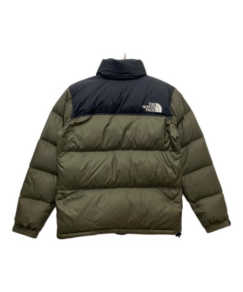 THE NORTH FACE（ザ ノース フェイス）THE NORTH FACE (ザ ノース フェイス) ダウンジャケット ブラック×カーキ サイズ:Mの古着・服飾アイテム