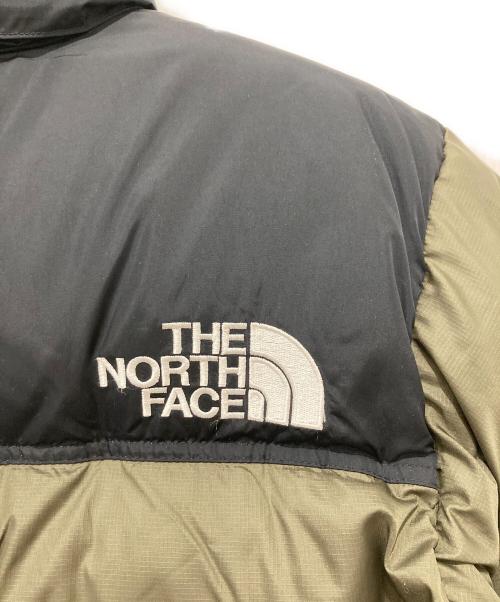 THE NORTH FACE（ザ ノース フェイス）THE NORTH FACE (ザ ノース フェイス) ダウンジャケット ブラック×カーキ サイズ:Mの古着・服飾アイテム