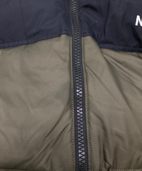 THE NORTH FACE（ザ ノース フェイス）THE NORTH FACE (ザ ノース フェイス) ダウンジャケット ブラック×カーキ サイズ:Mの古着・服飾アイテム