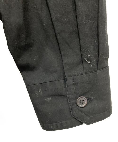 GROUND Y（グラウンドワイ）GROUND Y (グラウンドワイ) Diagonal Switching Shirt ブラック サイズ:3の古着・服飾アイテム