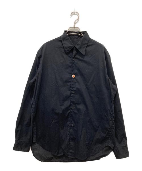 GROUND Y（グラウンドワイ）GROUND Y (グラウンドワイ) Makima Eye Cotton Broad Blouse ブラック サイズ:3の古着・服飾アイテム