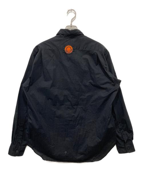 GROUND Y（グラウンドワイ）GROUND Y (グラウンドワイ) Makima Eye Cotton Broad Blouse ブラック サイズ:3の古着・服飾アイテム