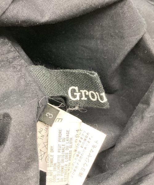 GROUND Y（グラウンドワイ）GROUND Y (グラウンドワイ) Makima Eye Cotton Broad Blouse ブラック サイズ:3の古着・服飾アイテム