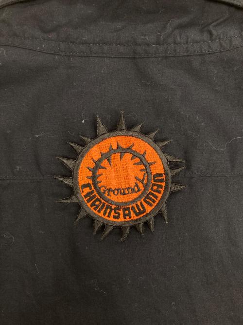 GROUND Y（グラウンドワイ）GROUND Y (グラウンドワイ) Makima Eye Cotton Broad Blouse ブラック サイズ:3の古着・服飾アイテム