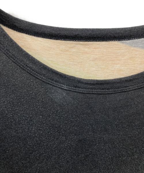 GROUND Y（グラウンドワイ）GROUND Y (グラウンドワイ) 天仙BIGロングTシャツ ブラック サイズ:3の古着・服飾アイテム