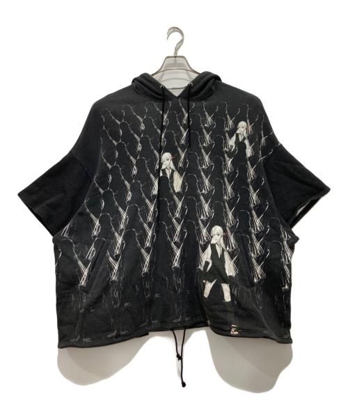 GROUND Y（グラウンドワイ）GROUND Y (グラウンドワイ) tamimoon ビッグフーディ ブラック サイズ:3の古着・服飾アイテム