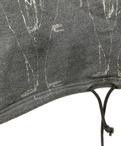 GROUND Y（グラウンドワイ）GROUND Y (グラウンドワイ) tamimoon ビッグフーディ ブラック サイズ:3の古着・服飾アイテム